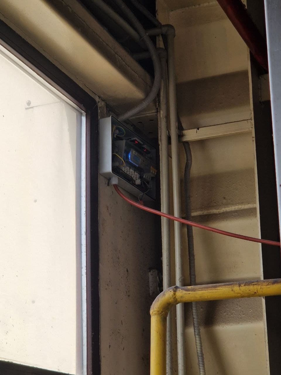 Energy meter on RS-485 panel