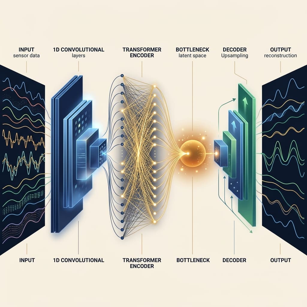Hybrid CNN-Transformer Autoencoder Architecture